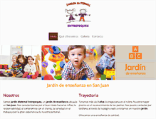 Tablet Screenshot of jardinmaternalentrepeques.com